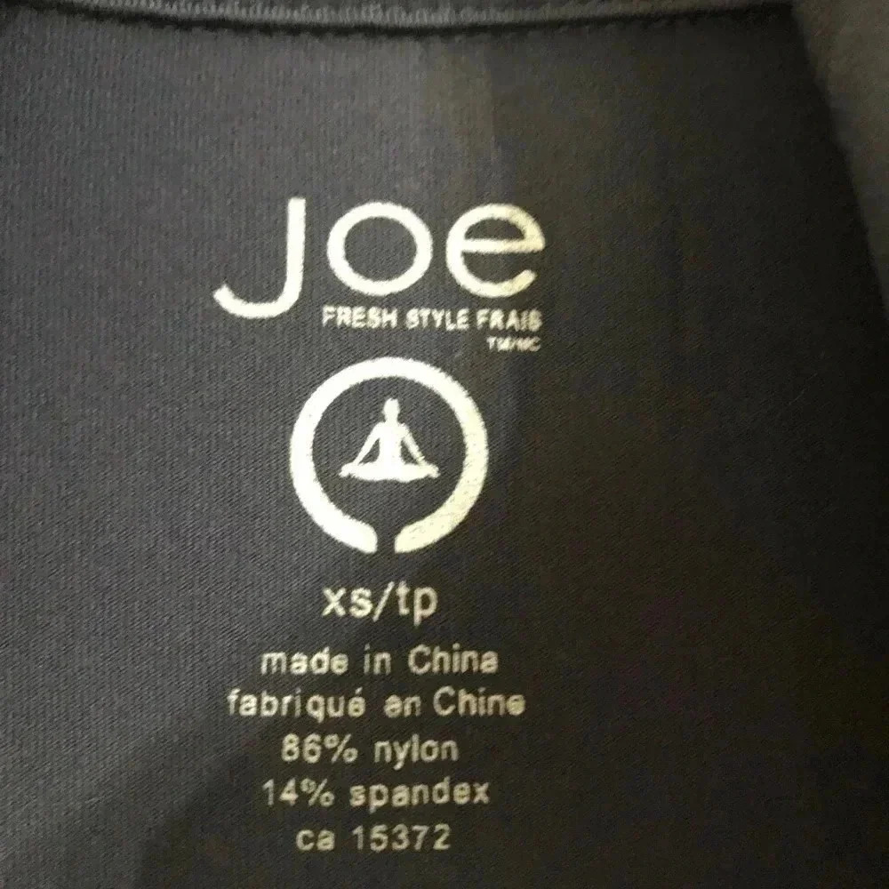 Joe Fresh Grey & Pink Zip Up Top  Size Extra Small - Picture 7 of 16